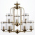 Подвесная люстра Eurosvet Consul 60040/9 античная бронза фото Подвесная люстра Eurosvet Consul 60040/9 античная бронза. Фото №1