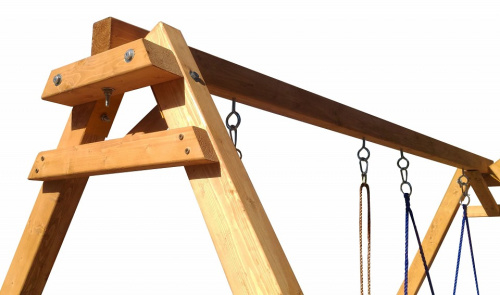 Качели детские Р911-21, коричневый. Фото №5