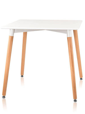 Стол Oslo 80*80, белый фото Стол Oslo 80*80, белый. Фото №3