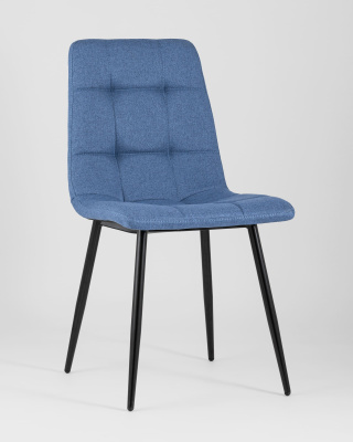 Стул Вольт рогожка синий фото Стул Вольт рогожка синий. Фото №3