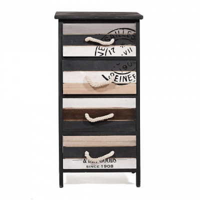 Тумба с 4 ящиками Secret De Maison VERSAILLES  (mod. HX17-1102S) paulownia, мдф, 38х28х73см, коричневый фото Тумба с 4 ящиками Secret De Maison VERSAILLES  (mod. HX17-1102S) paulownia, мдф, 38х28х73см, коричневый. Фото №2