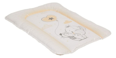 Матрас пеленальный Polini kids Слоник, бежевый. Фото