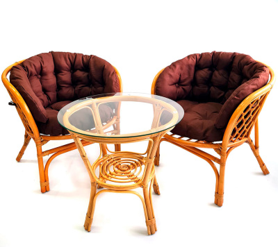 Комплект Багама дуэт с коричневыми подушками фото Комплект Багама дуэт с коричневыми подушками. Фото №4