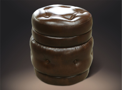 Пуф круглый Благо Б 5.0-1 фото Пуф круглый Благо Б 5.0-1. Фото №2