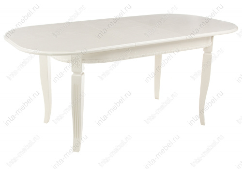 Стол деревянный Romeo без патины / молочный. Фото №2