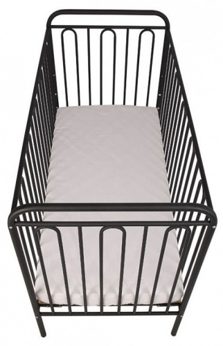 Кроватка Polini Kids Vintage 110, черный. Фото №7