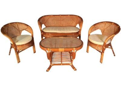 Комплект для террасы 02/15 с диваном фото Комплект для террасы 02/15 с диваном. Фото №2