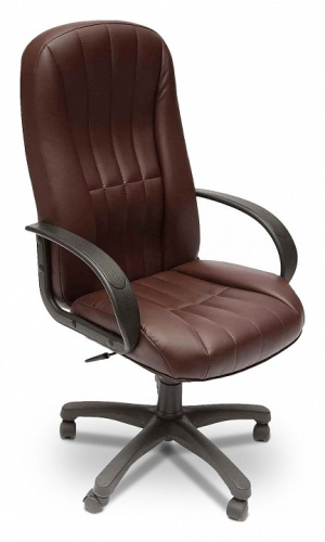 Компьютерное кресло CH833 кож/зам, коричневый, 36-36. Фото №1