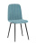 Стул Easy велюр пыльно-голубой. Фото №1