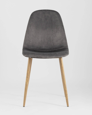 Стул Валенсия велюр серый. Фото №4