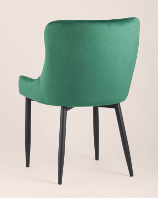 Стул Ститч велюр изумрудный. Фото
