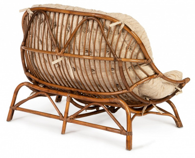 Софа VENICE / с подушкой / 132x105x90 см, coco brown (коричневый кокос), подушка ткань Старт фото Софа VENICE / с подушкой / 132x105x90 см, coco brown (коричневый кокос), подушка ткань Старт. Фото №2