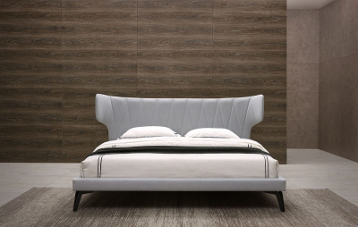 Кровать 1801 серая. Фото №4