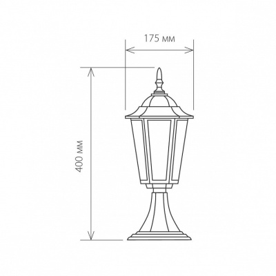Наземный низкий светильник Elektrostandard GL 1004 a035743. Фото №2