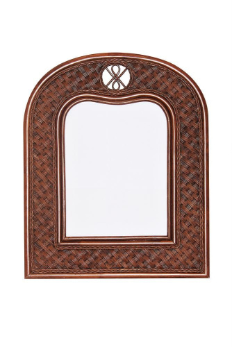 Зеркало Андреа (Andrea) натуральный ротанг (Пекан) вертикальное. Фото №1