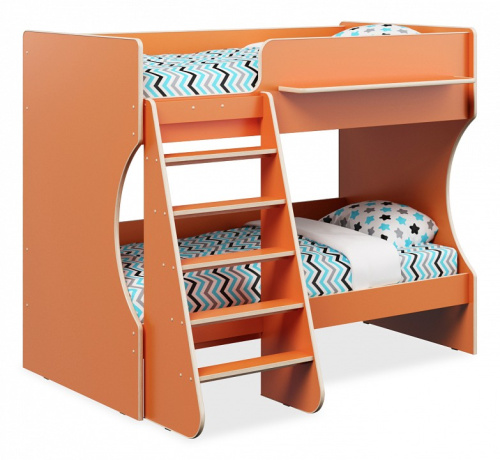 Кровать двухъярусная Р434 Капризун 3, оранжевый. Фото №1