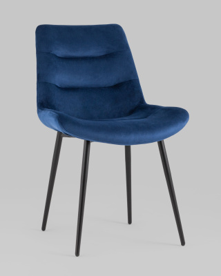 Стул Остин велюр синий. Фото №3