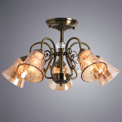 Люстра на штанге Arte Lamp Nicole A2702PL-5AB фото Люстра на штанге Arte Lamp Nicole A2702PL-5AB. Фото №2