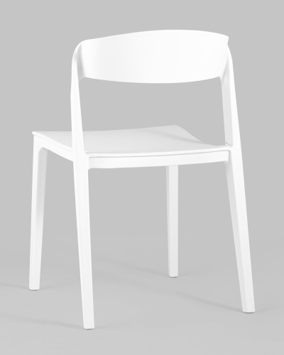 Стул Moris пластик белый. Фото №7