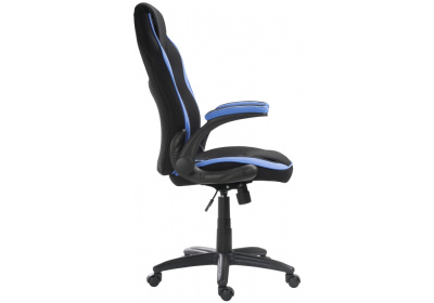 Стул Plast черный / голубой. Фото