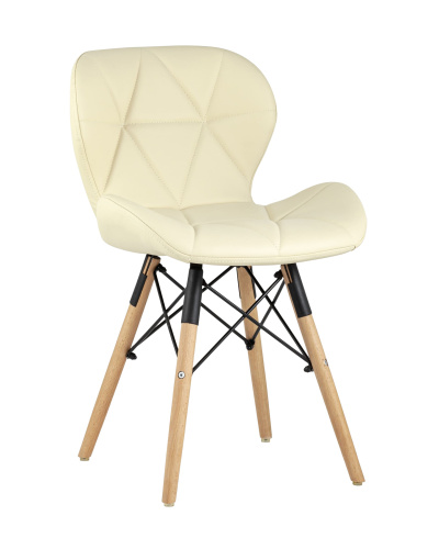 Стул Бон экокожа бежевый фото Стул Бон экокожа бежевый. Фото №2