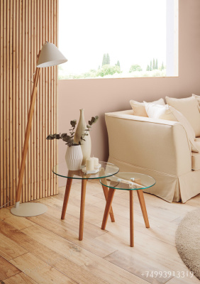 Комплект из двух круглых столиков CT-910 фото Комплект из двух круглых столиков CT-910. Фото №4