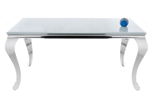 Стол стеклянный Sondal 160 белый. Фото №2