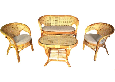 Комплект для террасы 02/15 с диваном фото Комплект для террасы 02/15 с диваном. Фото №4