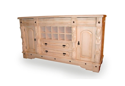 Комод-бар Викинг GL-05/01 (браширование). Фото