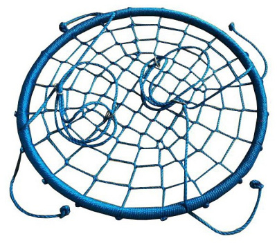 Качели детские Гнездо 100, голубой. Фото №4