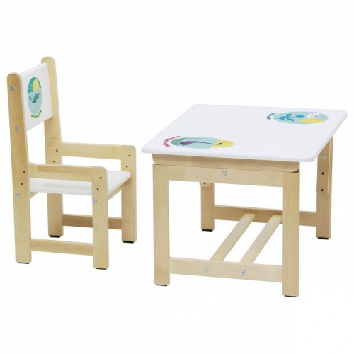 Набор учебный Polini kids Eco 400 SM, белый. Фото №1