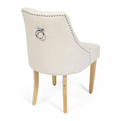 Стул Secret De Maison Prima (mod. C004) дерево береза, ткань: хлопок, 52х61х90см, бежевый (поставляется только по 2 шт). Фото №2