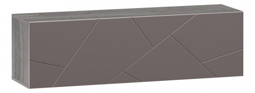 Шкаф навесной Summit НМ 014.21 (открывание вверх) , Софт Графит, Ясень Анкор темный. Фото №1