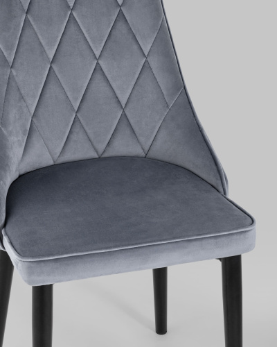 Стул Версаль велюр серый. Фото №9