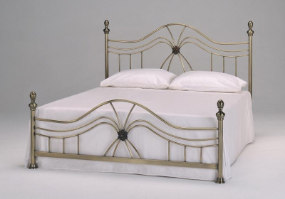 Кровать металлическая BEATRICE 160*200 см, цвет: Античная медь (Antique Brass) фото Кровать металлическая BEATRICE 160*200 см, цвет: Античная медь (Antique Brass). Фото №2