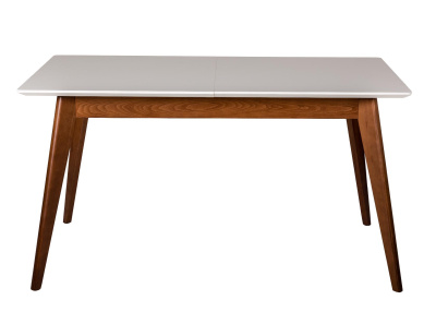 Стол Лунд раскладной 140-180 ОРЕХ-Белый фото Стол Лунд раскладной 140-180 ОРЕХ-Белый. Фото №5