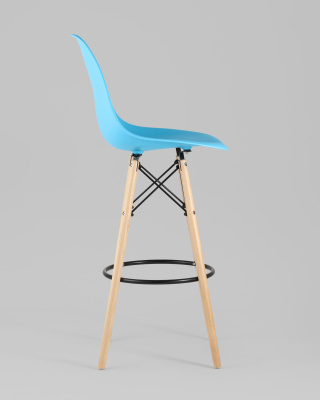Стул DSW барный бирюзовый. Фото