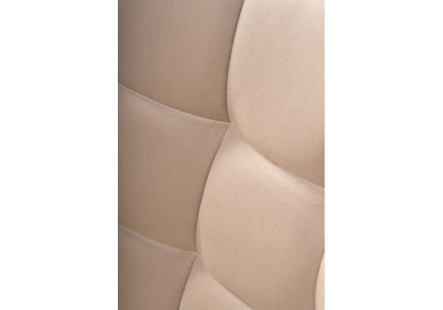 Стул на металлокаркасе Челси крутящийся велюр бежевый / черный. Фото №9