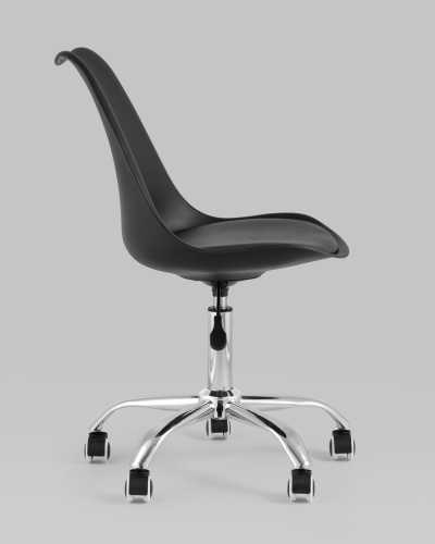 Стул офисный BLOK NEW пластиковый черный фото Стул офисный BLOK NEW пластиковый черный. Фото №4