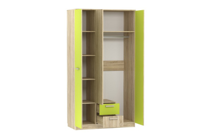 Акварель НМ 013.08-01 М1 Шкаф комбинированный Лайм/Дуб сонома, Дуб Сонома фото Акварель НМ 013.08-01 М1 Шкаф комбинированный Лайм/Дуб сонома, Дуб Сонома. Фото №2