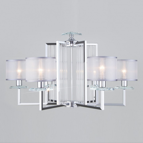 Подвесная люстра Eurosvet Fargo 60108/6 хром. Фото №1