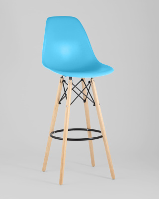 Стул DSW барный бирюзовый. Фото