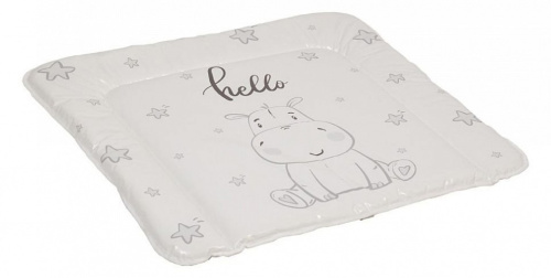 Матрас пеленальный Polini kids Бегемотик, серый. Фото №4