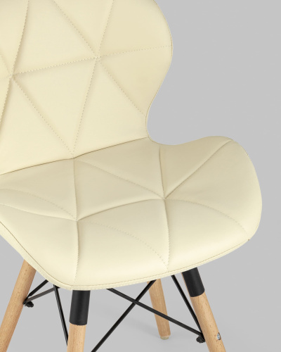 Стул Бон экокожа бежевый фото Стул Бон экокожа бежевый. Фото №9