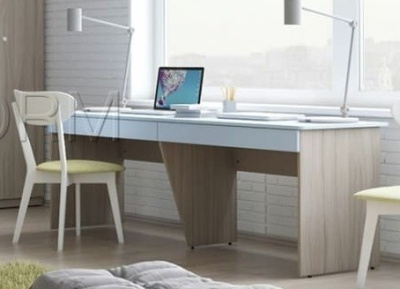 Стол на два рабочих места с ящиками Силуэт фото Стол на два рабочих места с ящиками Силуэт. Фото №3