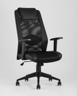 Кресло офисное TopChairs Studio черное. Фото №3