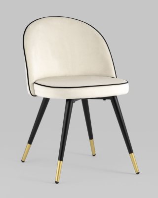 Стул Gabi LUX велюр бежевый фото Стул Gabi LUX велюр бежевый. Фото №3