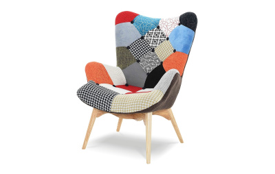 Кресло Contour DС-917(P) patchwork-лоскутный микс. Фото