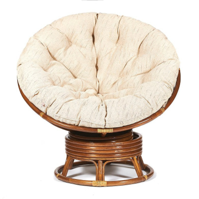 Кресло-качалка плетёное Papasan 23/01B + Подушка Pecan фото Кресло-качалка плетёное Papasan 23/01B + Подушка Pecan. Фото №5