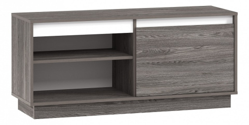 Virginia НМ 011.28 Тумба Белый Скандинавский/Ясень Анкор темный (KR). Фото №1